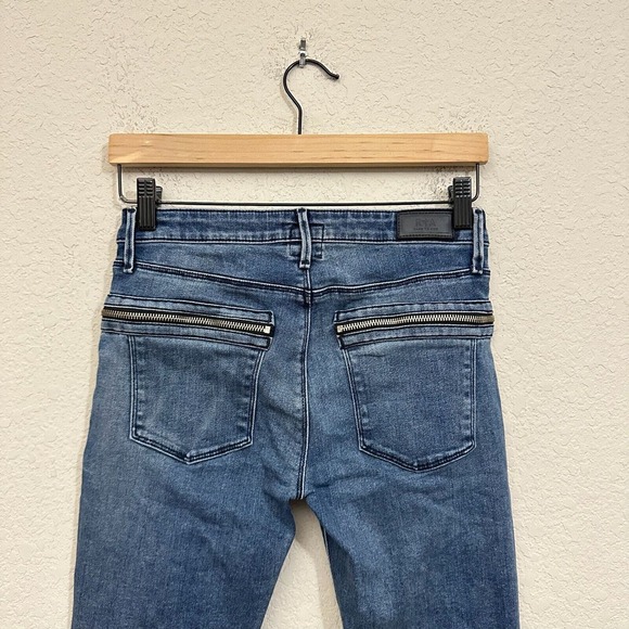 RTA Road to Awe The Jagger Frayed Zip Skinny Jeans *ALTERED* - Picture 7 of 14